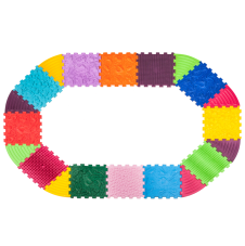 Masážna podložka Ortek Dinosaury Puzzle 12 prvkov+ 8 trojuholníkov