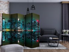 Artgeist Paraván - Gold reflections - NYC II [Room Dividers]