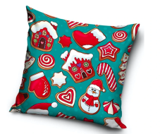 Vianočný vankúš 40x40 cm Perníčková Show