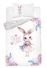 Bambusové povlečení do postýlky Zaječice 100/135, 40/60 cm