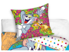 Detské obliečky Tom a Jerry V žltom kabriolete 140x200/70x90 cm