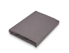 Napínacie saténové prestieradlo antracitové