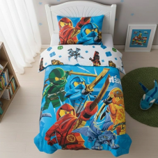 Dětské povlečení LEGO Ninjago Společně Povstaneme  140x200 / 70x90 cm