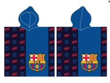 Fotbalové pončo FC Barcelona Blue