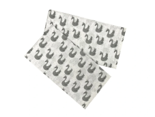 Látková plena 70x70 cm Šedé labutě (balení 5 ks)