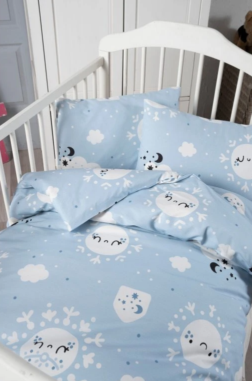 Bavlněné dětské povlečení sen modrý 140x200/70x90 cm