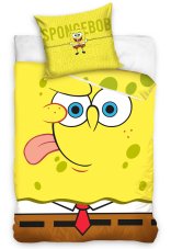 Dětské povlečení Sponge Bob Emoji 140x200/70x90 cm