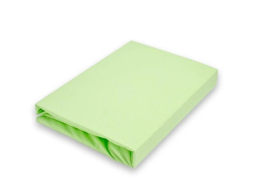 Jersey prestieradlo EXCLUSIVE svetlo zelené - Rozmer prestieradlá: 200x220 cm