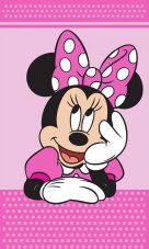 Detský uteráčik Minnie Hviezdne Priania 30x50 cm