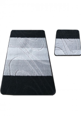 Protišmyková kúpeľňová predložka černá - Montana 05