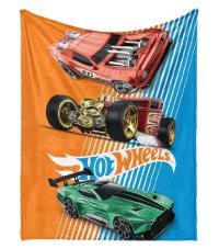 Dětská deka Hot Wheels Retro 130x160 cm