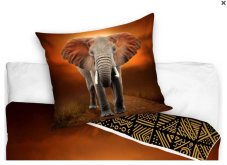 Dětské povlečení Slon Etno 140x200 / 70x90 cm