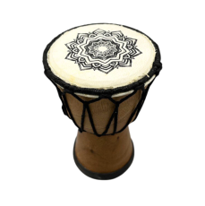 Ručne Vyrobený Bubon Djembe - Výška 15 cm