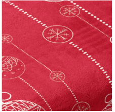 Mikroplyšová deka Vánoční Ozdoby 150x200 cm