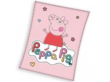 Detská deka Prasiatko Peppa Veselá Pepina 110x140 cm