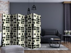 Artgeist Paraván - Black and White Dots [Room Dividers]