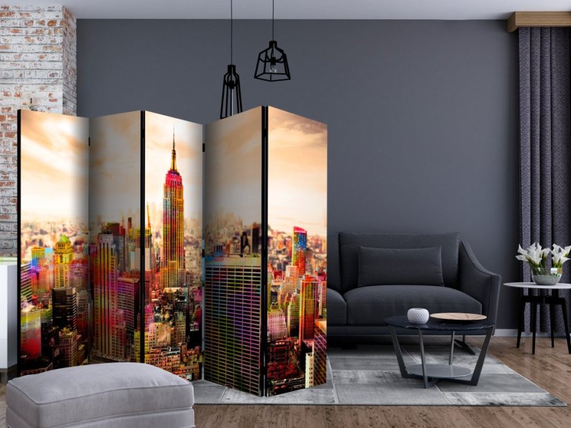 Artgeist Paraván - Colors of New York City III [Room Dividers]