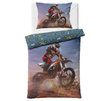 Bavlnené obliečky Motokros Závod v Púšti 140x200/70x90 cm