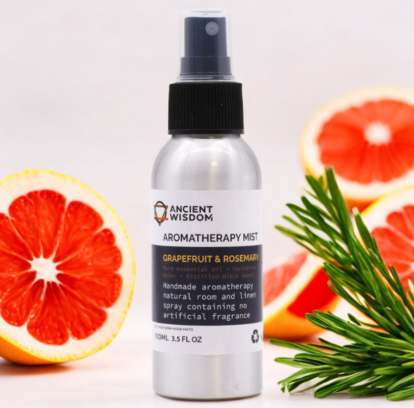 100ml Rozprašovač s Esenciálnymi Olejmi - Graperfruit & Rozmarín