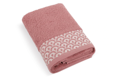 Froté ručník Krajka 50x100cm 500g starorůžový