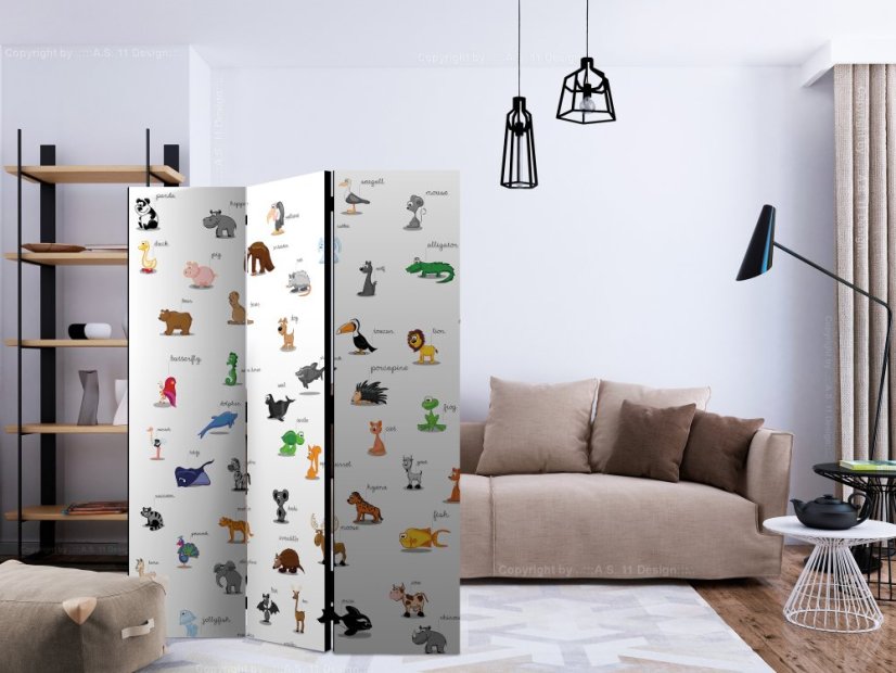 Artgeist Paraván - animals (for children) [Room Dividers]