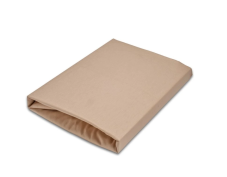 Napínacie saténové prestieradlo béžové