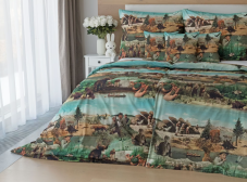 Matějovský Posteľné obliečky Bavlna Deluxe digitál Cesta do praveku