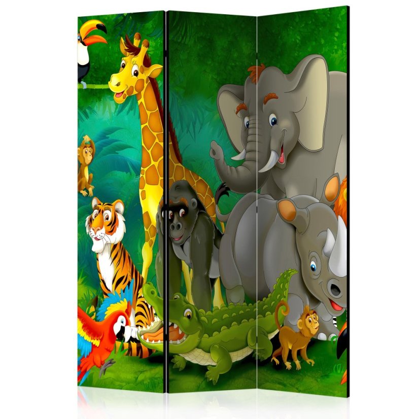 Artgeist Paraván - Colourful Safari [Room Dividers]