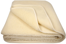 Přikrývka z ovčí vlny Natur 140x200 cm - letní