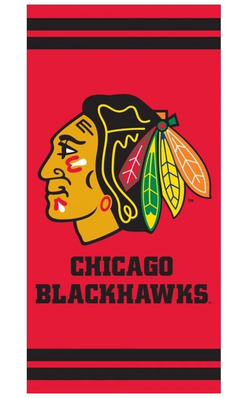 Osuška NHL Chicago Blackhawks 70x140 cm 2. Jakost