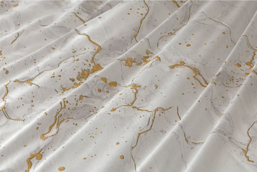 Posteľné obliečky Bavlnený satén Digitál Emerlis White