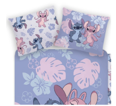 Dětské povlečení Lilo a Stitch Tropická Dvojka 140x200 / 70x90 cm