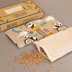 Levandulově-Pšeničný Terapeutický Polštářek na Oči -Spící Panda
