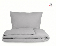 Mušelínové obliečky svetlo šedé
