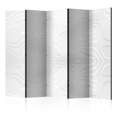 Paraván - Room divider - White waves II