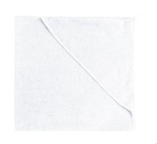Detská froté osuška s kapucňou 80x80cm 330g biela