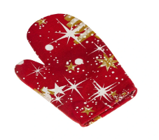 Vánoční chňapka stromeček zlatý