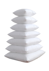 Vankúš perie 40x60, 600g biela sypka