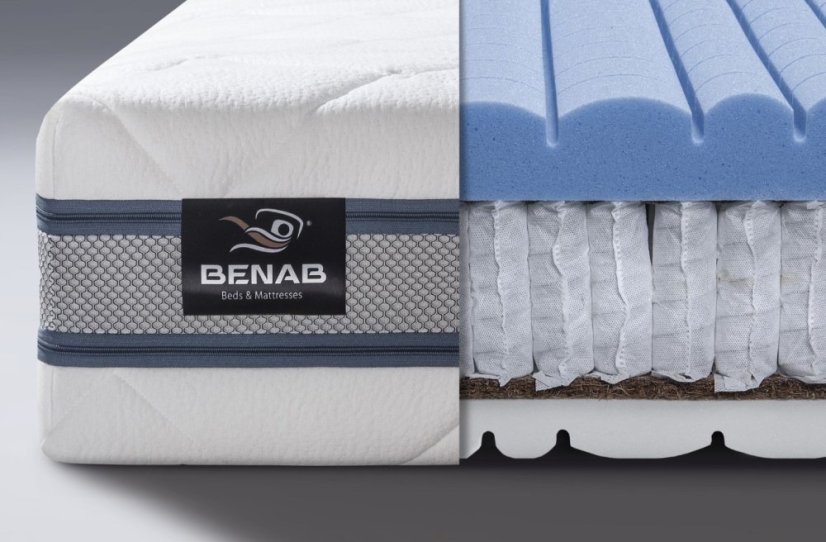 BENAB® Taštičkový matrac Ortopedic S1000 PLUS - Rozměr matrace: 200x100 cm