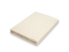 Napínacie saténové prestieradlo smotanové