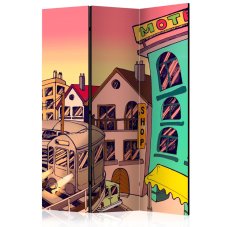 Paraván - Morning in a city [Room Dividers]
