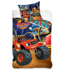 Obliečky do postieľky Plamienok a Štvorkoláci Aréna 100x135/40x60 cm