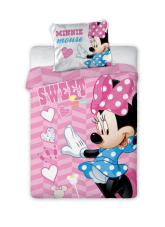 Obliečky do postieľky Minnie sweet 100x135/40x60 cm