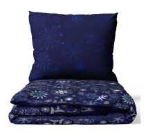 Bavlněné povlečení Ledové Vločky 140x200/70x90 cm