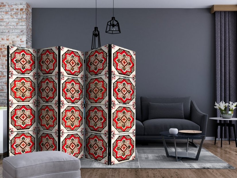 Artgeist Paraván - Dance of Red Line II [Room Dividers]