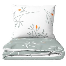 Bavlnené obliečky Winter Šedé 140x200/70x90 cm