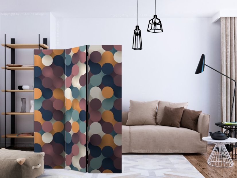Artgeist Paraván - Colourful Particles [Room Dividers]