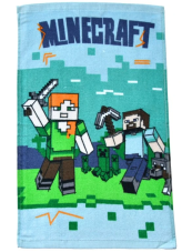 Dětský ručník Minecraft Vzhůru do Boje 30x50 cm