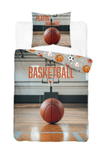 Bavlnené obliečky Basketball 140x200/70x80 cm