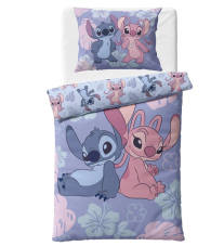 Dětské povlečení Lilo a Stitch Tropická Dvojka 140x200 / 70x90 cm